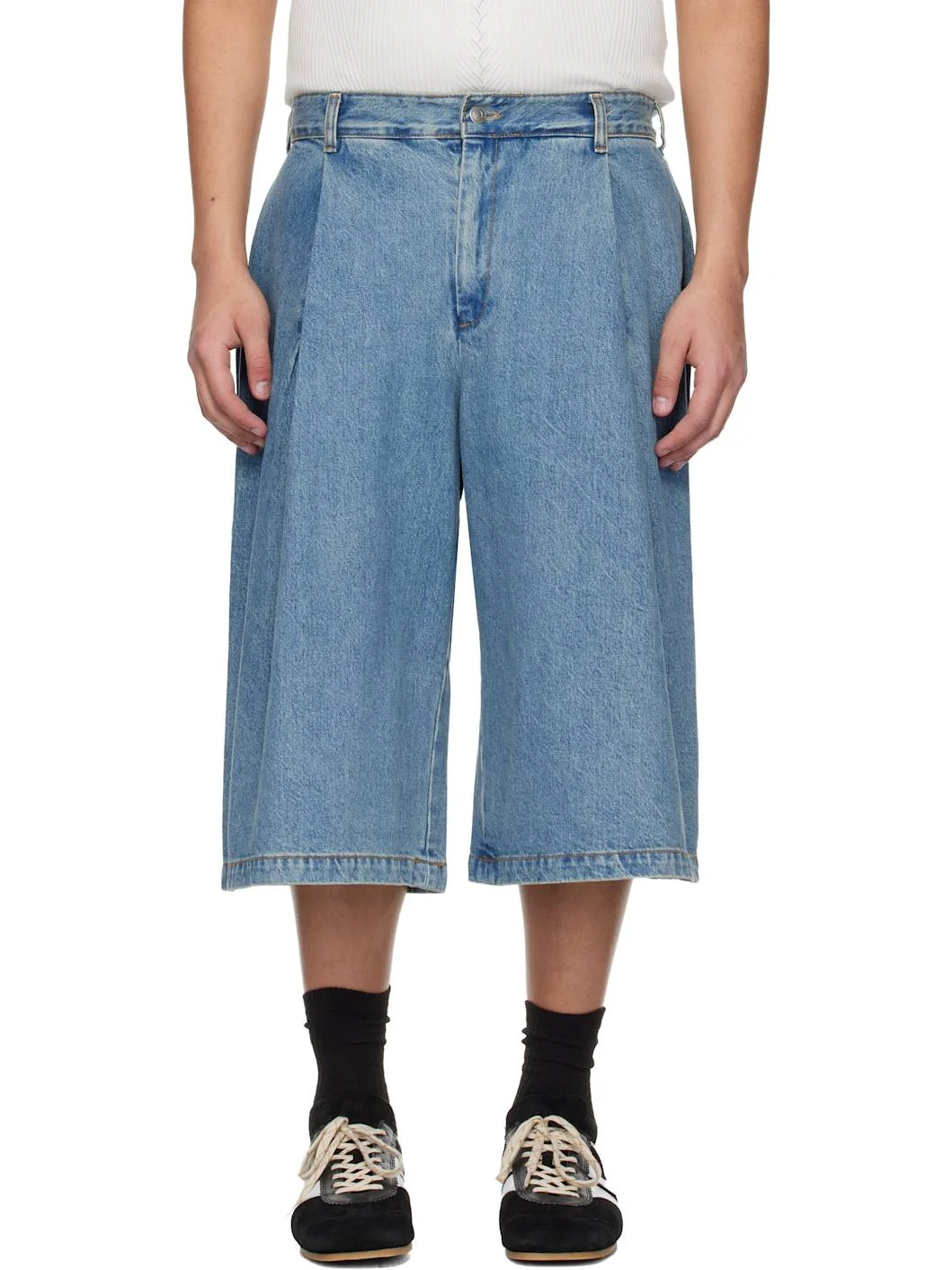 Blue Denim 410 Bermuda Shorts - 1