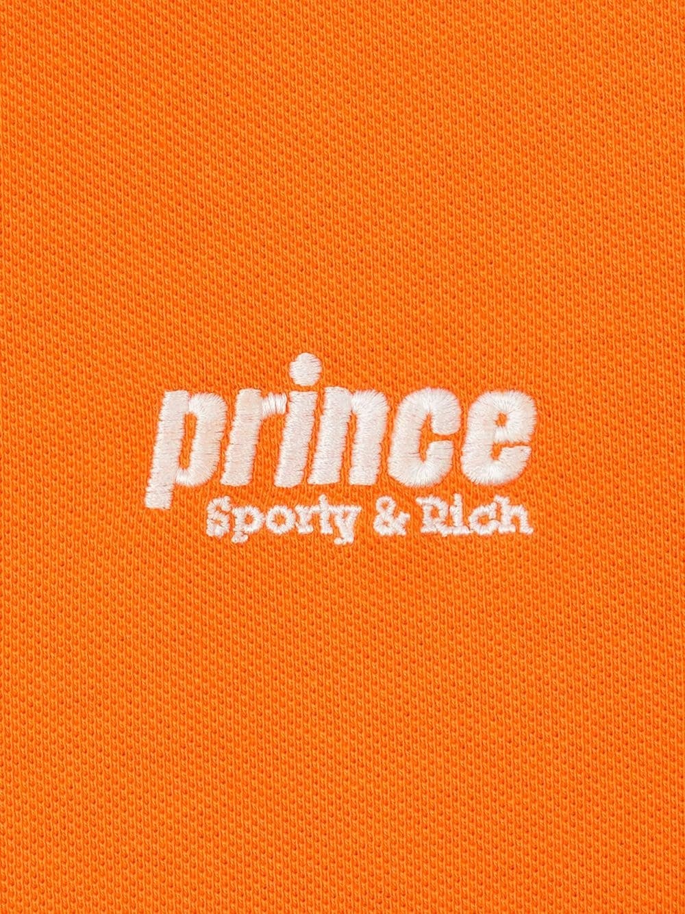 logo-embroidered cotton polo shirt - 3