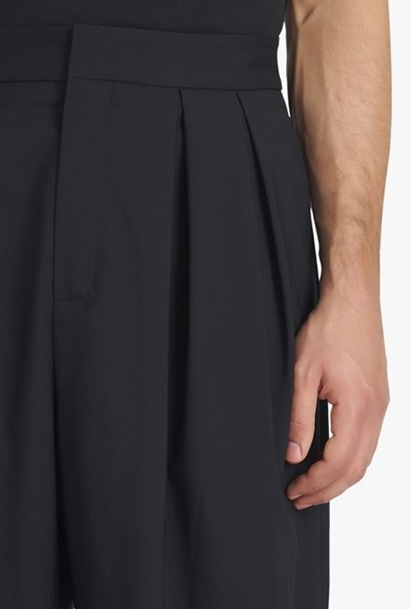 Black wool shorts 6