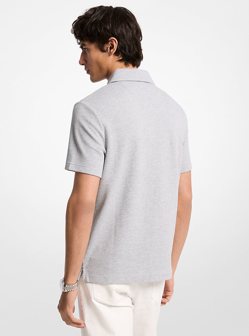 MICHAEL KORS Stretch Cotton Polo Shirt outlook