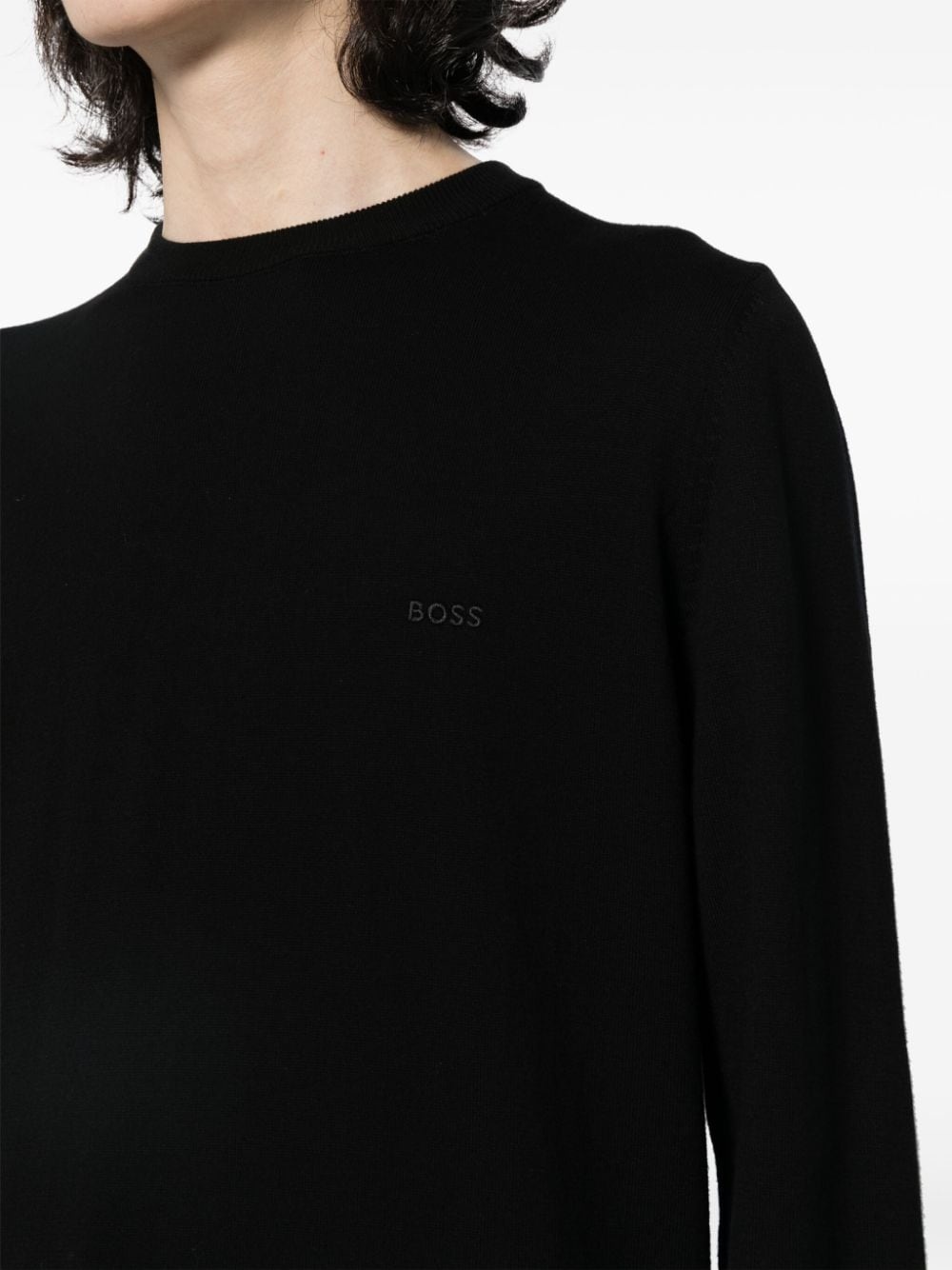 crew-neck cotton jumper - 5