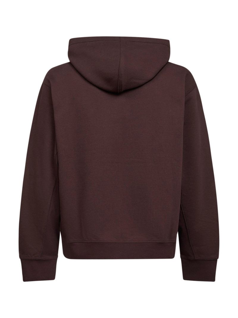 Carhartt Brown Hooded American Script Jacket zip-up hoodie outlook