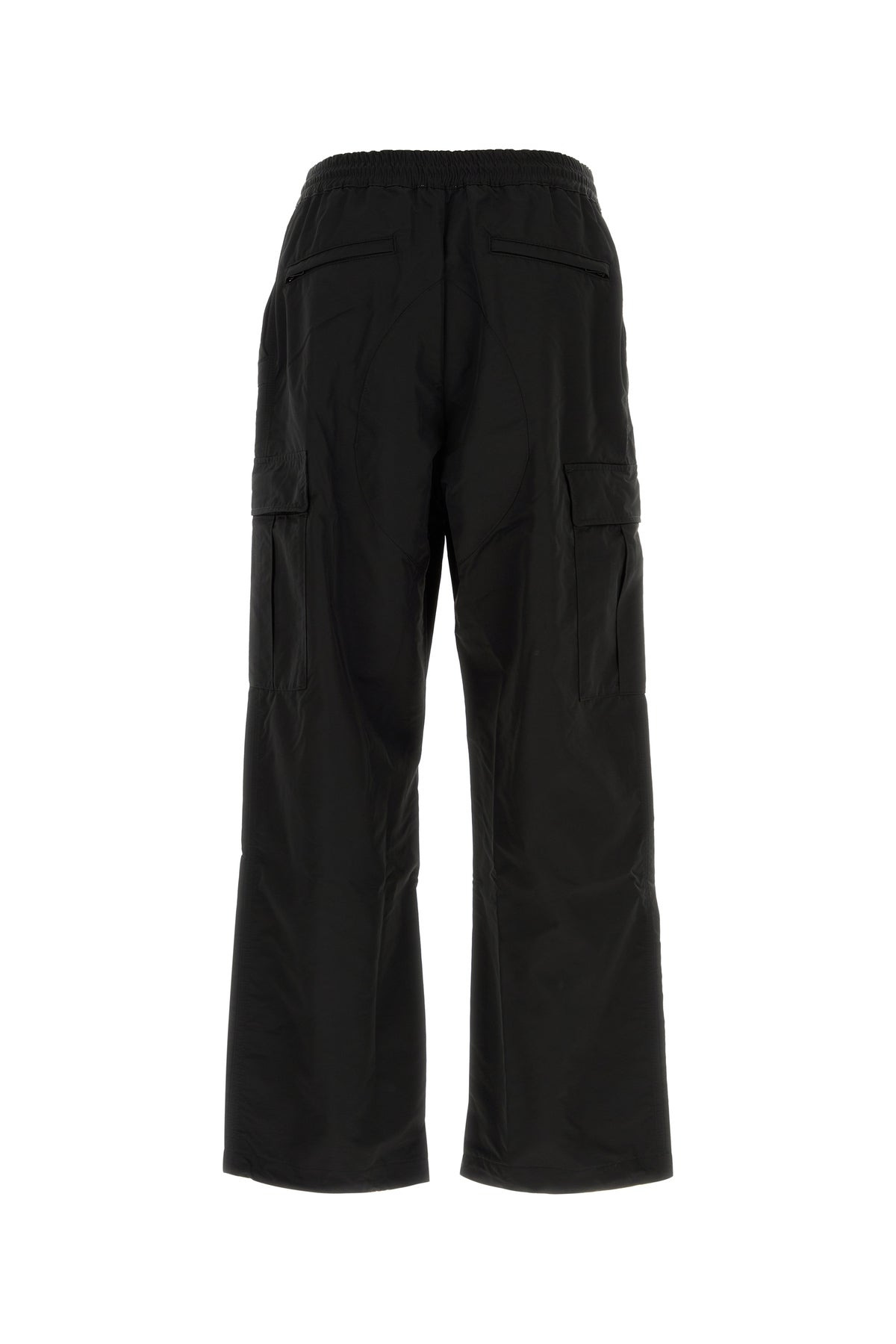 Black nylon blend cargo pant - 2