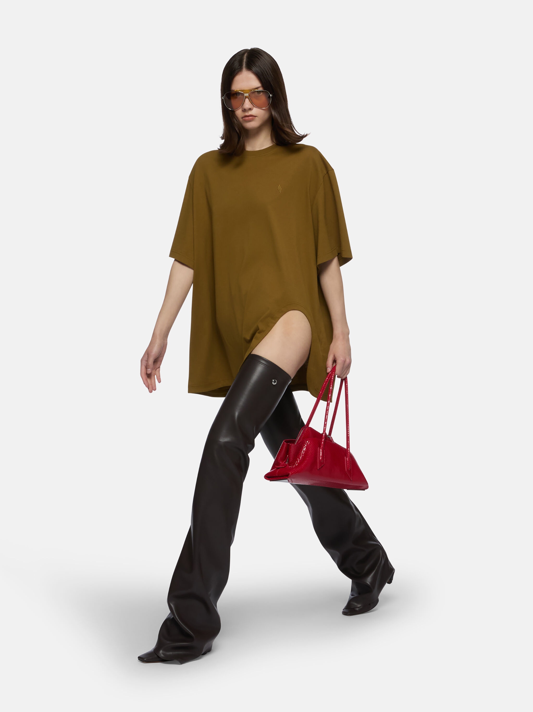 MILITARY GREEN T-SHIRT - 4