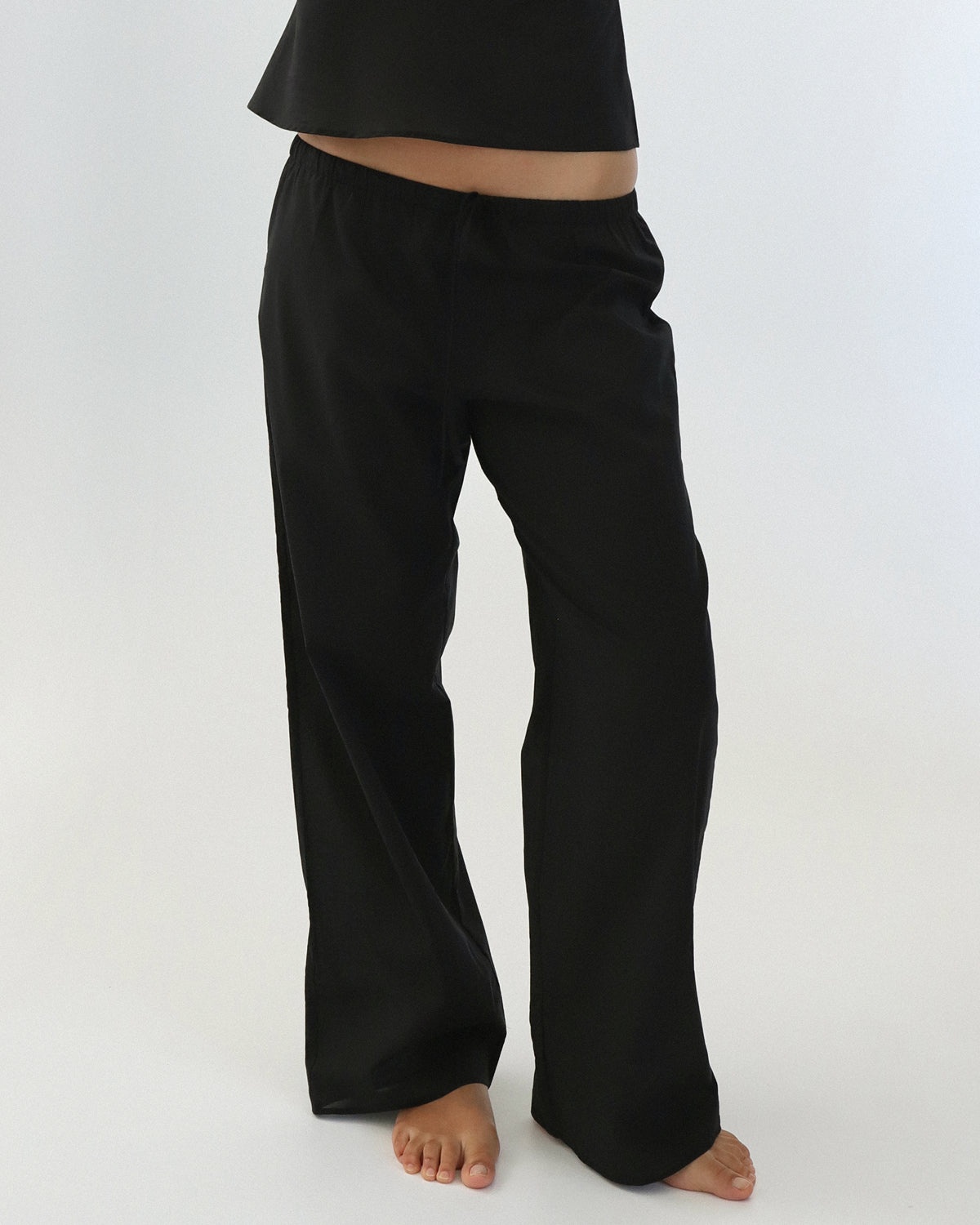 The Pant: Cotton Voile Black - 4