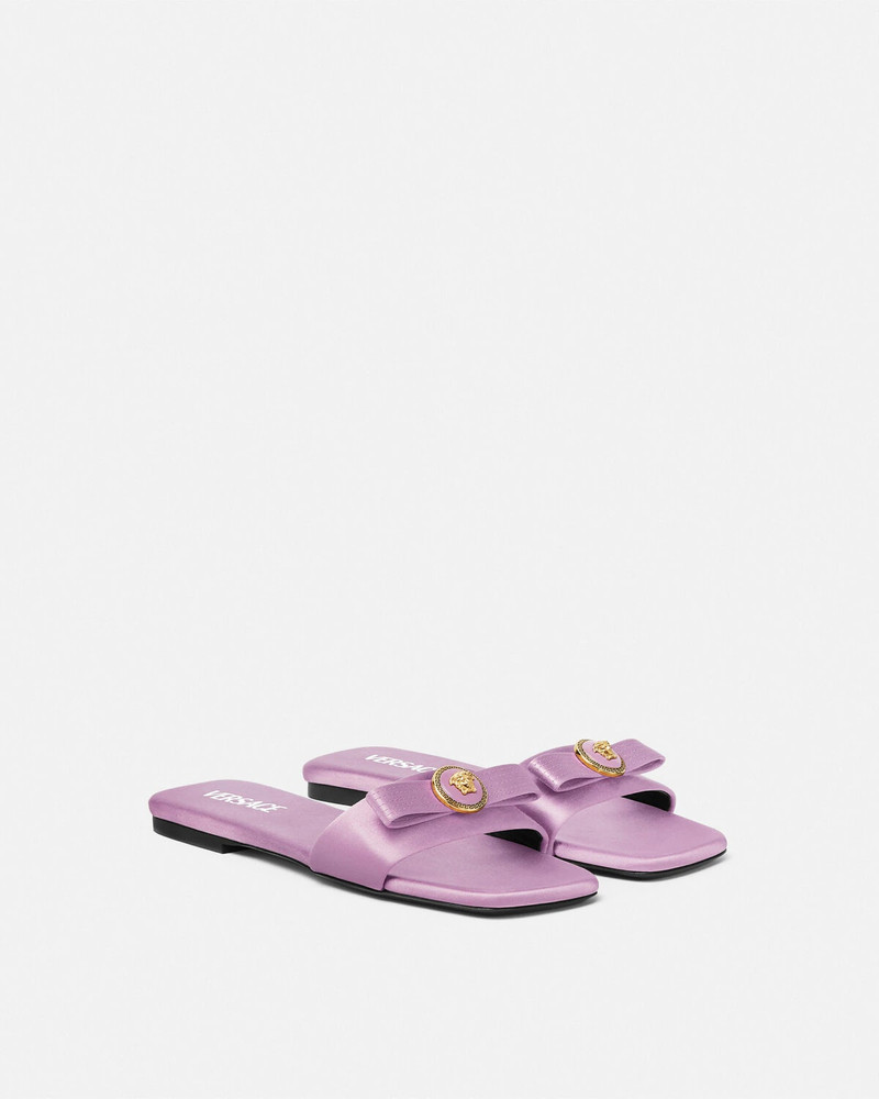 VERSACE Gianni Ribbon Mules outlook