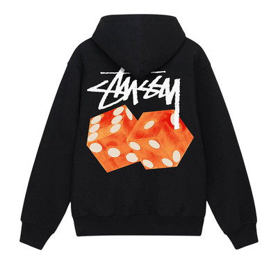 Stüssy Stussy Diced Out Hoodie 'Black' outlook