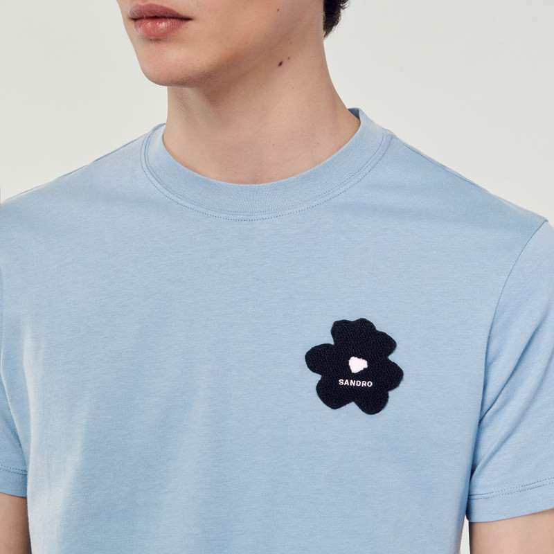 Flower patch T-shirt 4