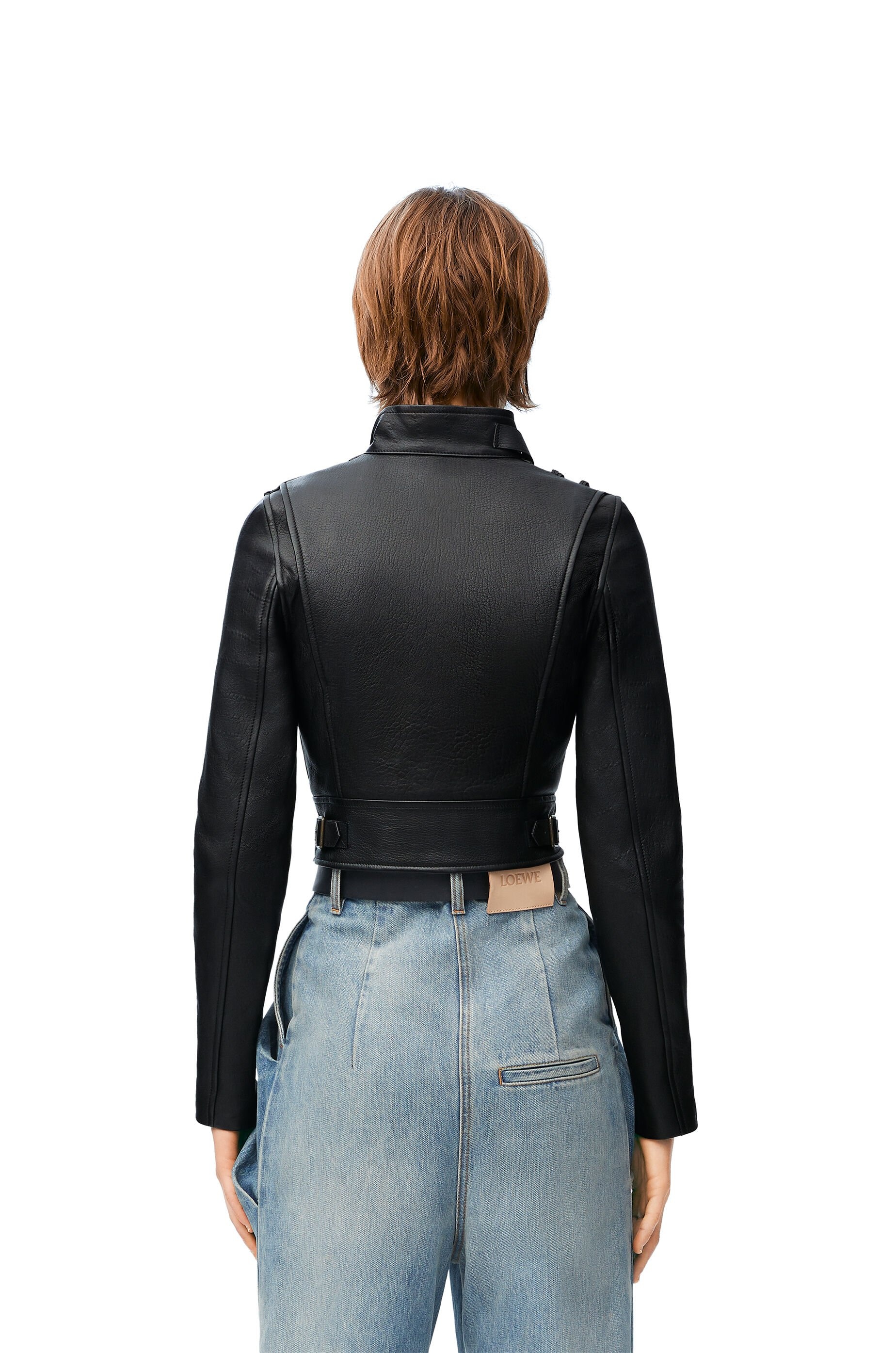 Biker jacket in nappa lambskin - 4