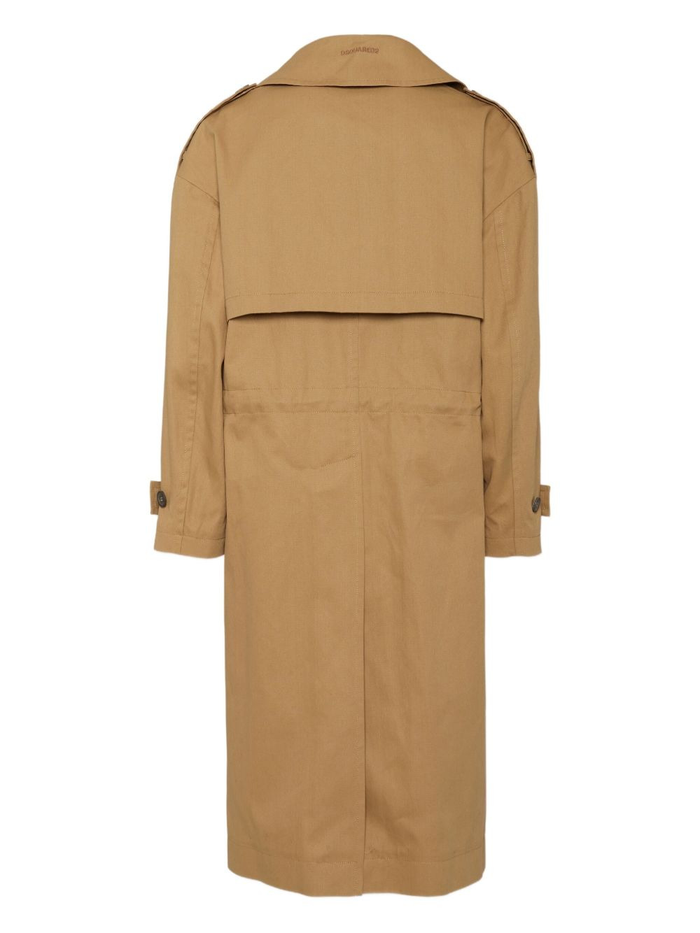 belted trench coat - 2