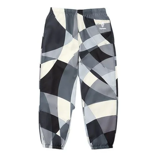 Supreme x Emilio Pucci Sport Pants 'Black White Grey' SUP-SS21-787 - 1