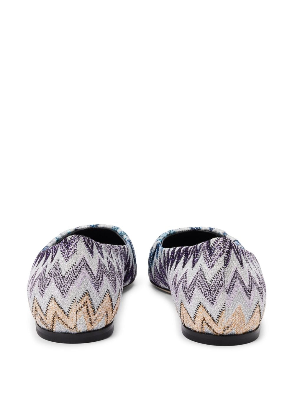 Zigzag-pattern ballerinas - 3