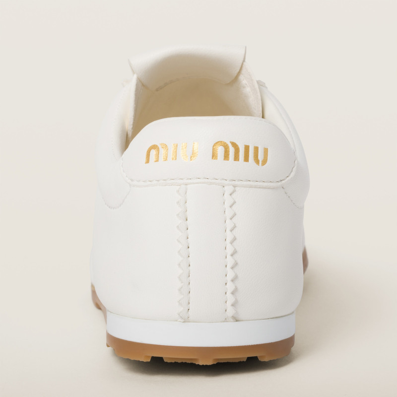 Miu Miu Nappa leather sneakers outlook