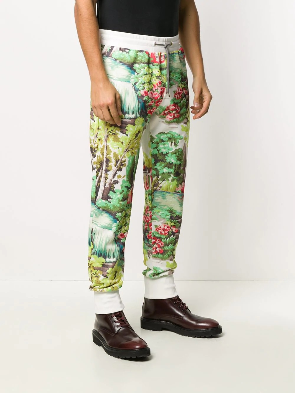 floral house print trousers - 3