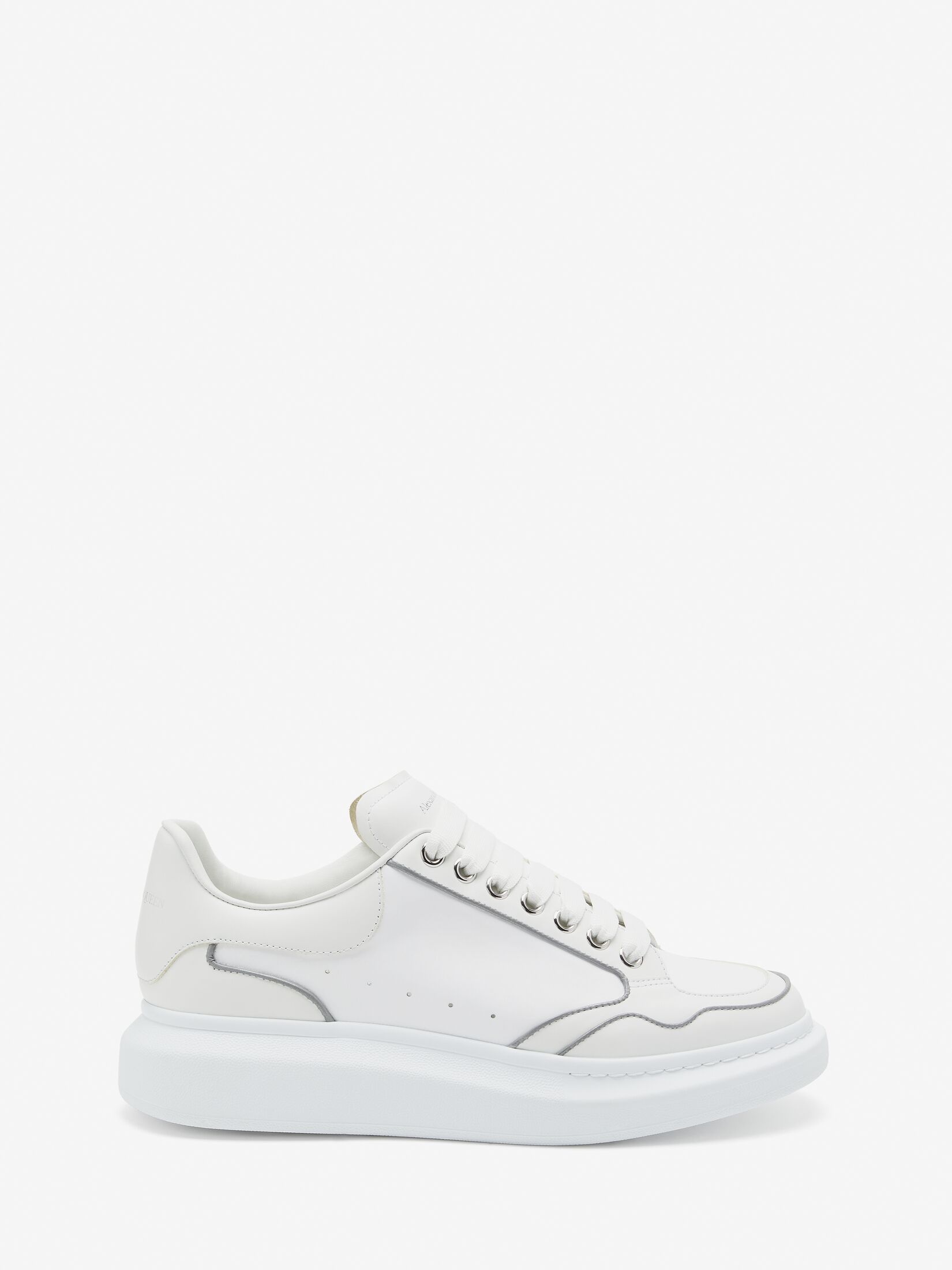 Men's Oversized Sneaker in White/silver - 1
