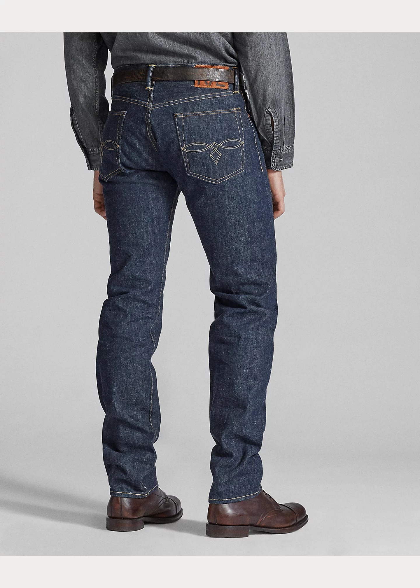 Low Straight Once-Washed Selvedge Jean - 4
