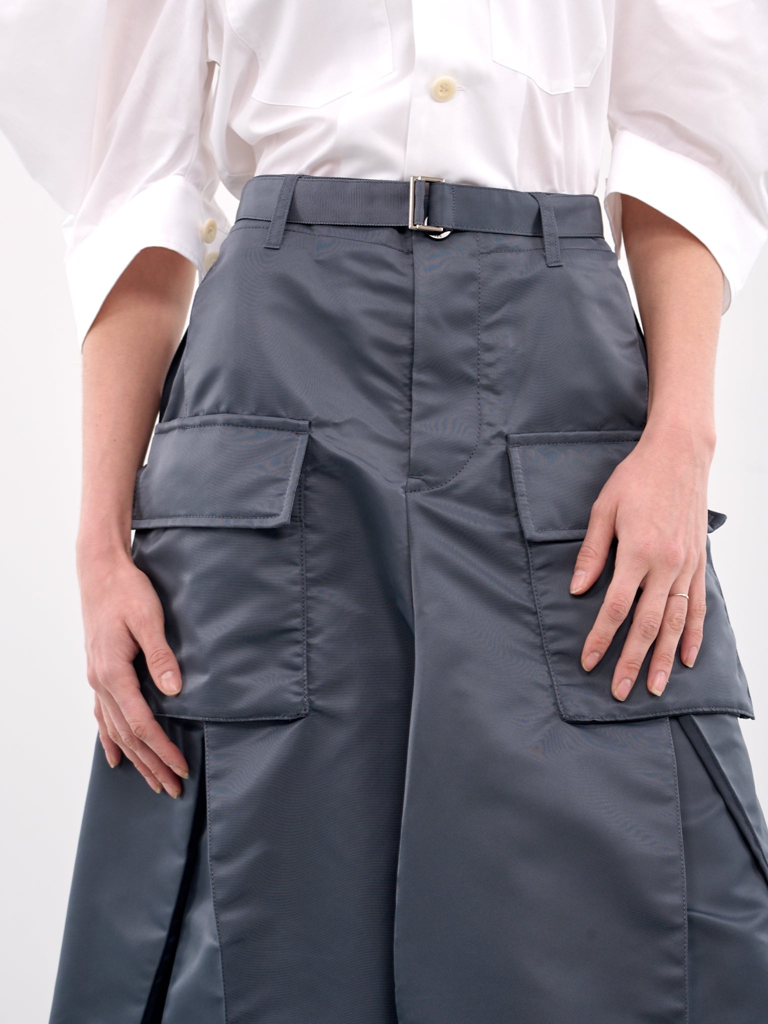 Nylon Twill Skirt - 4