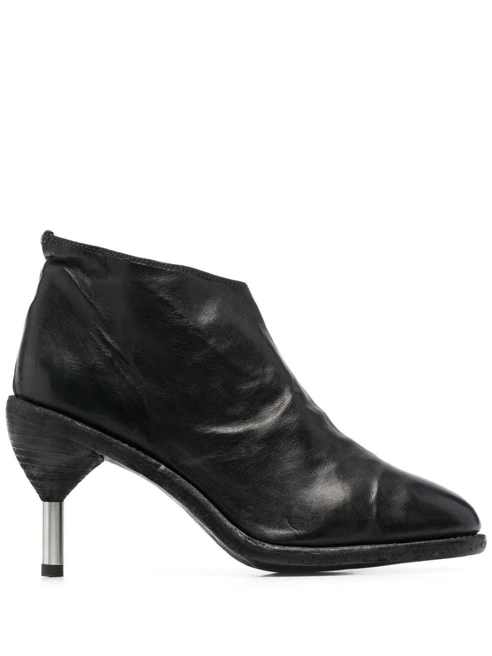 metal-heel ankle boots - 1