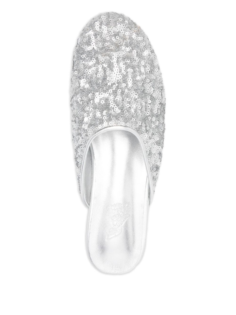 The Slipper sequined mules 4