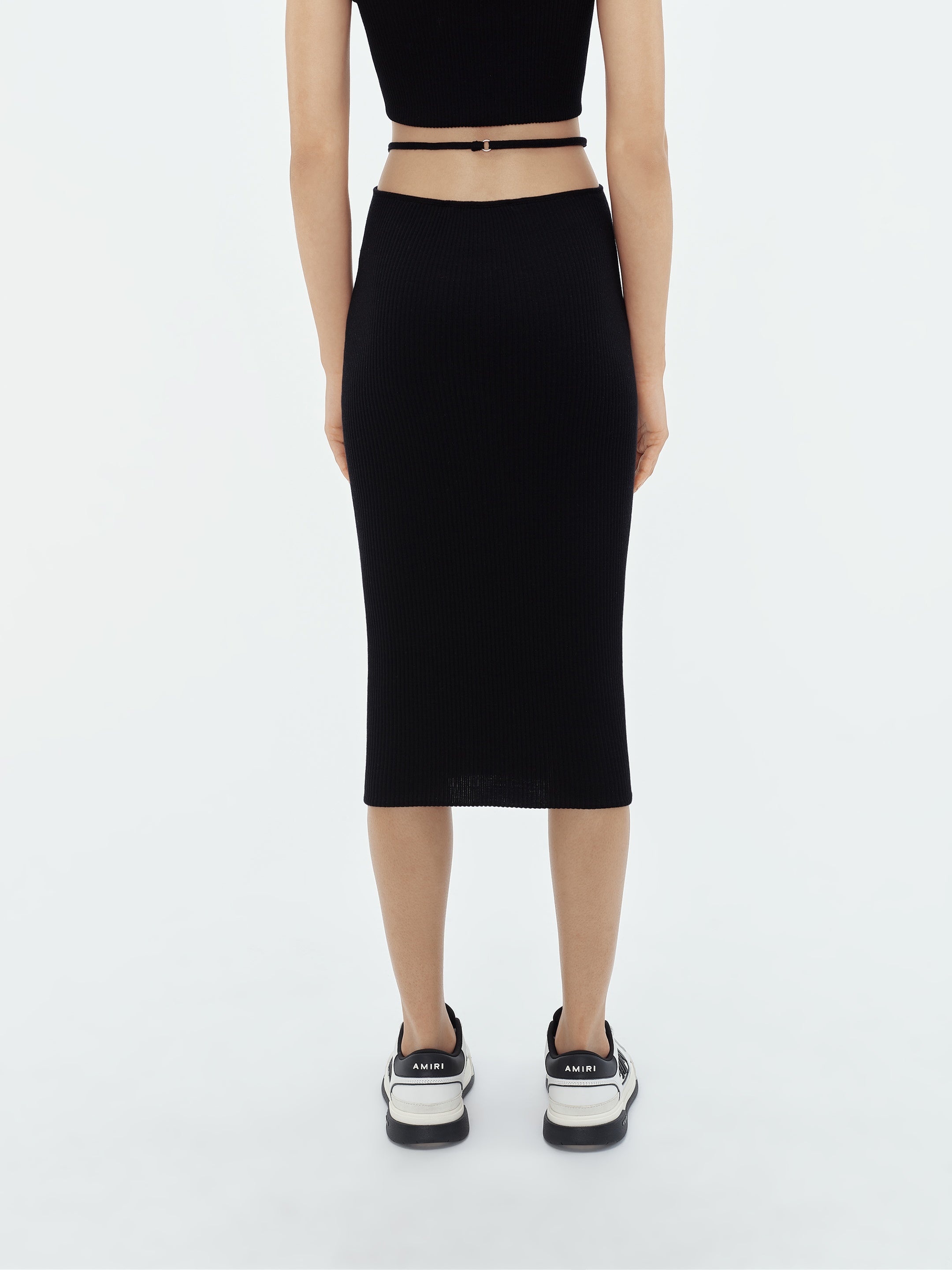 AMIRI STAGGERED MIDI SKIRT - 5