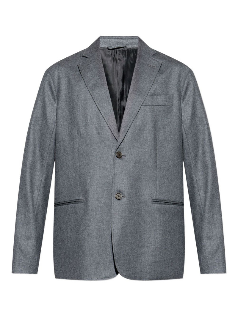 single-breasted wool blazer 1