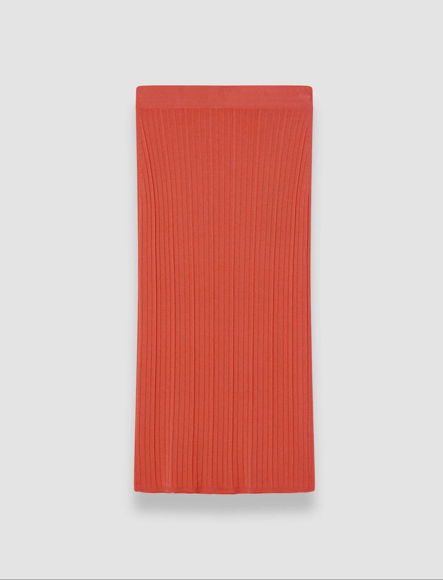 Viscose Rib Knit Skirt - 1