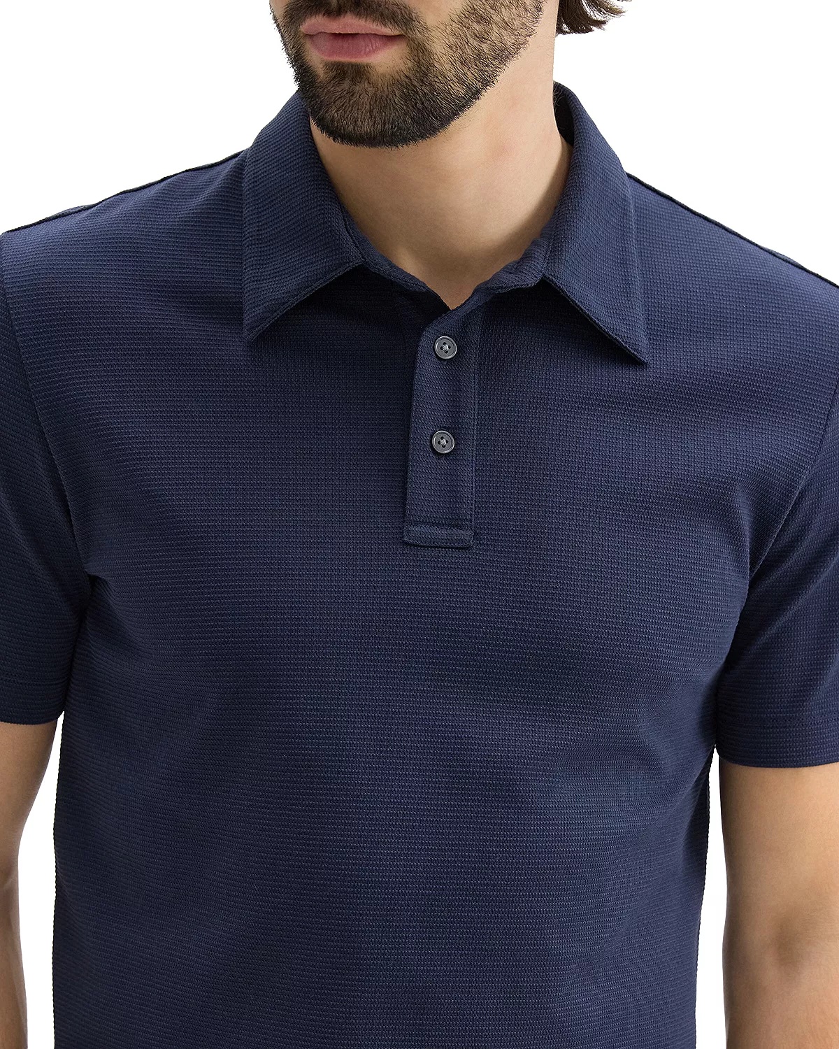 Regular Fit Textured Polo - 7