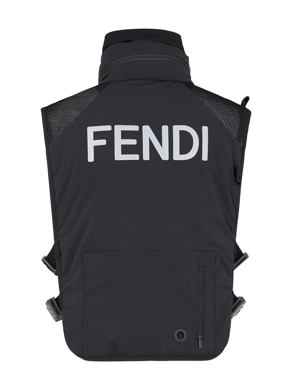 logo print gilet - 2