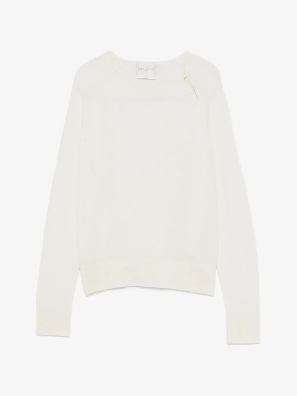 button-detail raglan-sleeve sweater - 1