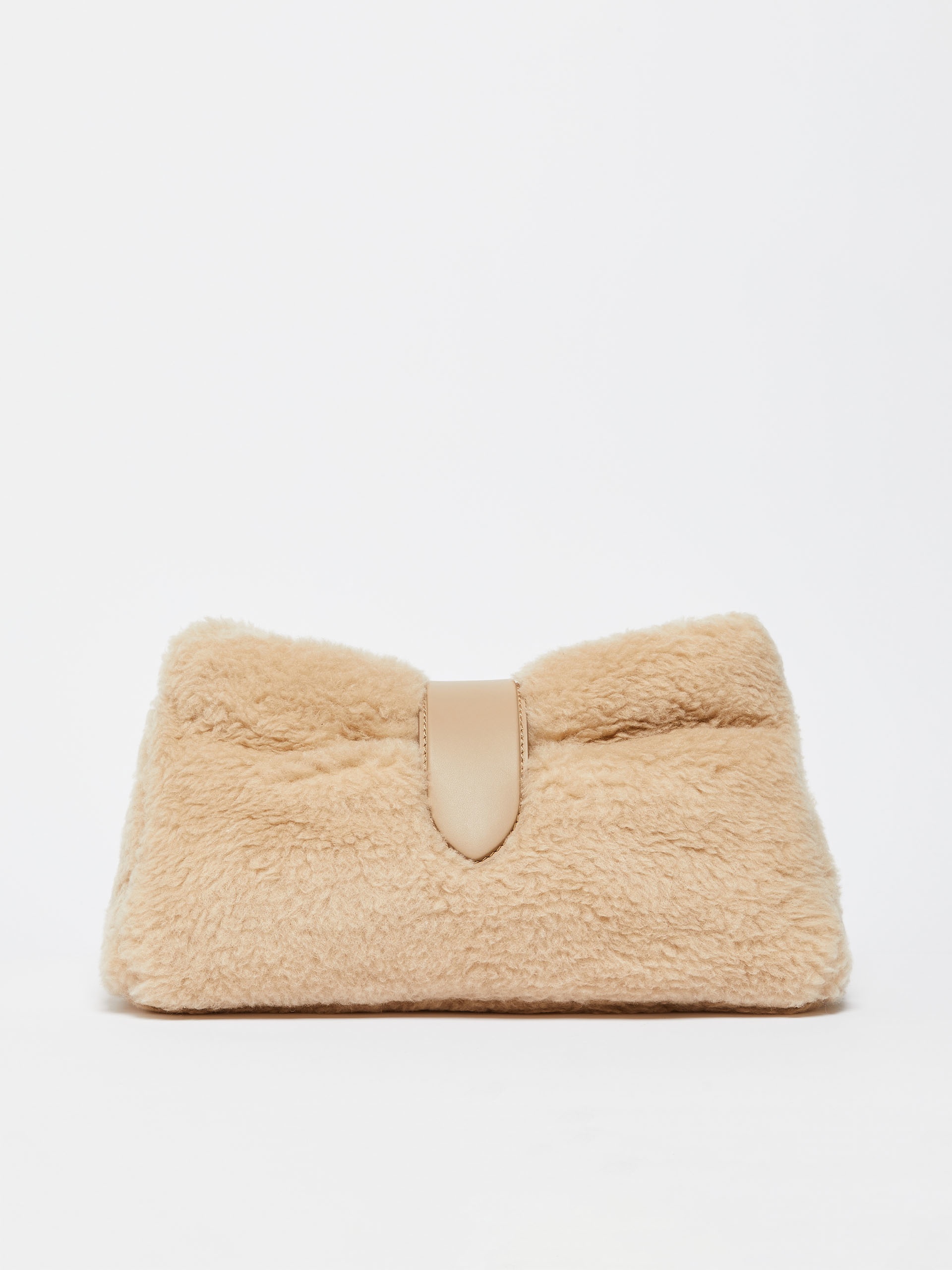 CUSCINOTEDDY Maxi teddy fabric clutch bag - 3