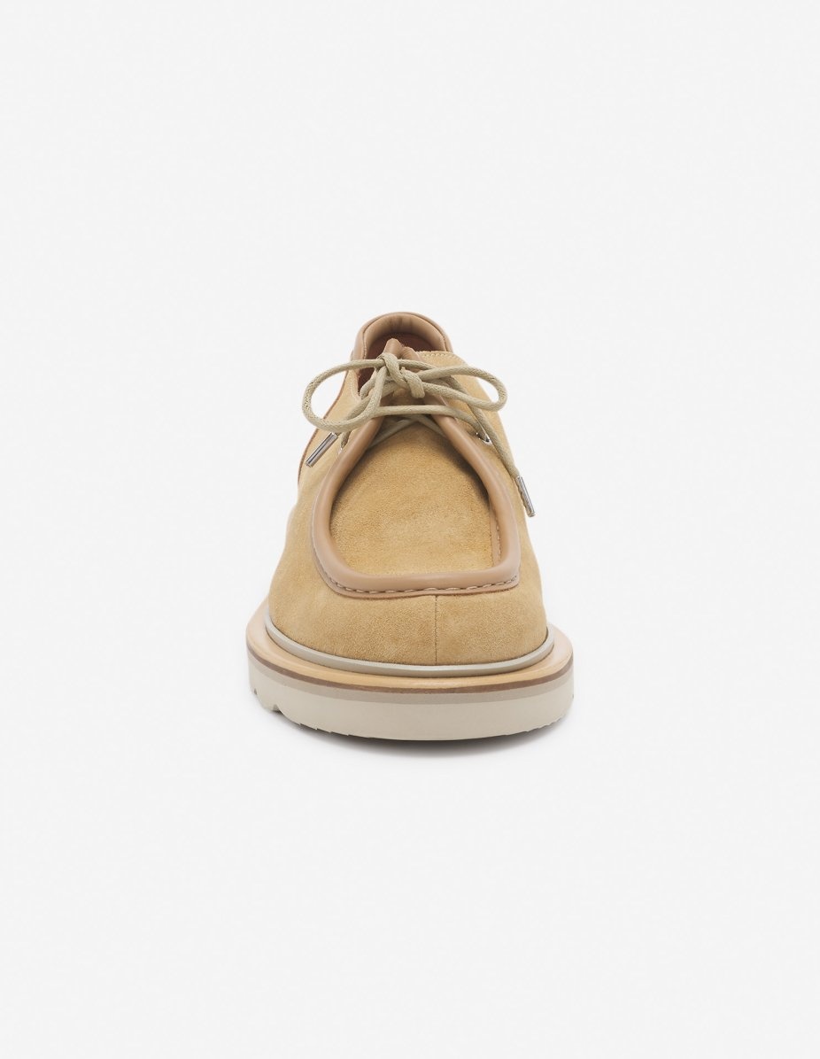 SUEDE LEATHER DERBIES - 4