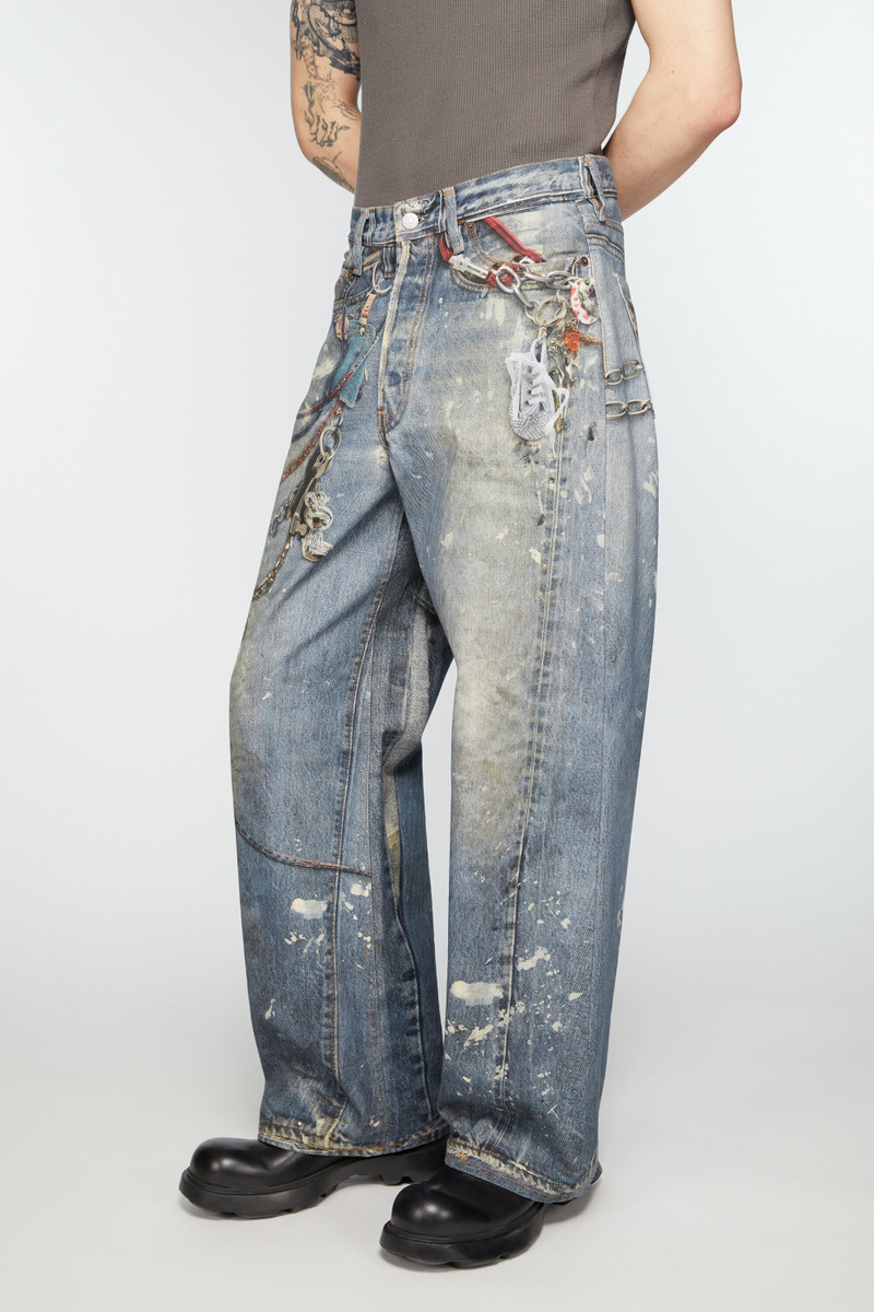 Loose fit trousers - 1981M - Mid Blue 4