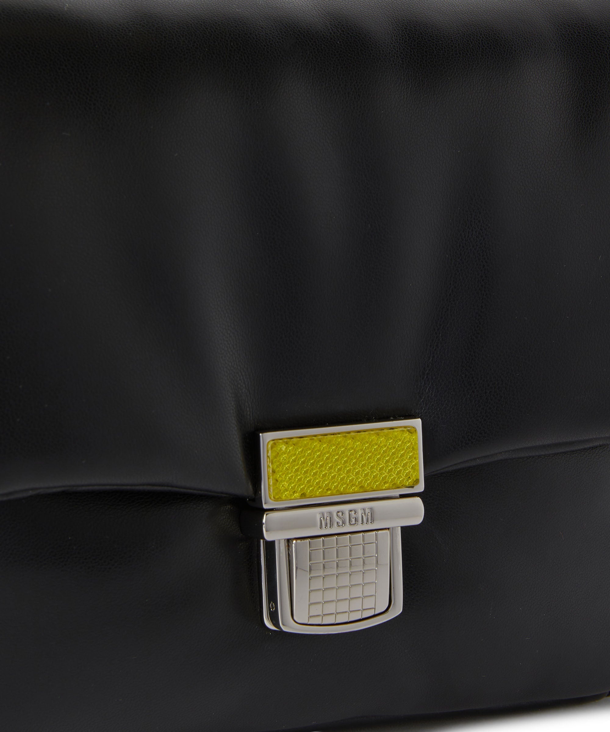 Puffer handbag with snap - 4
