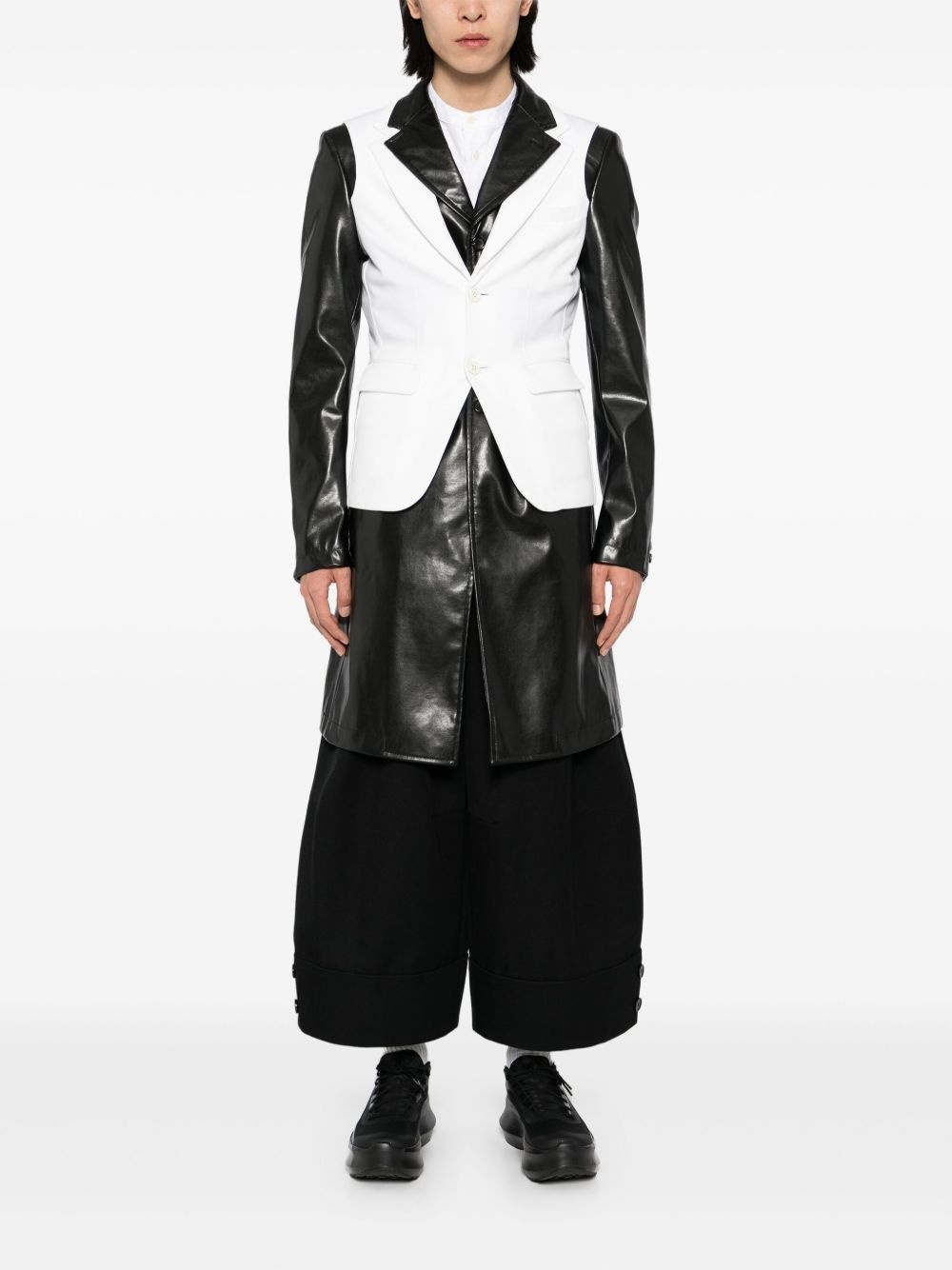 layered coat - 2