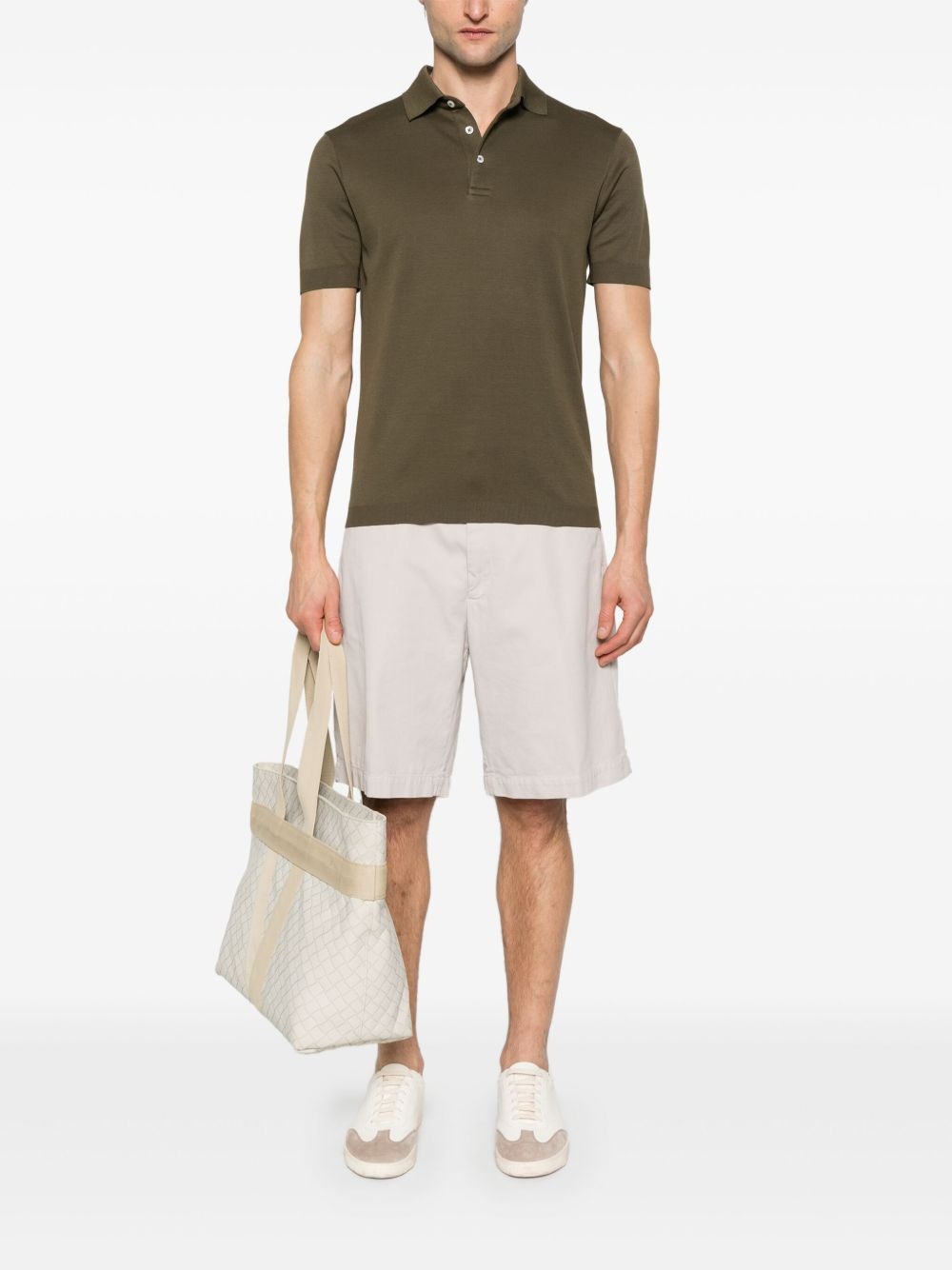 knitted polo shirt - 2