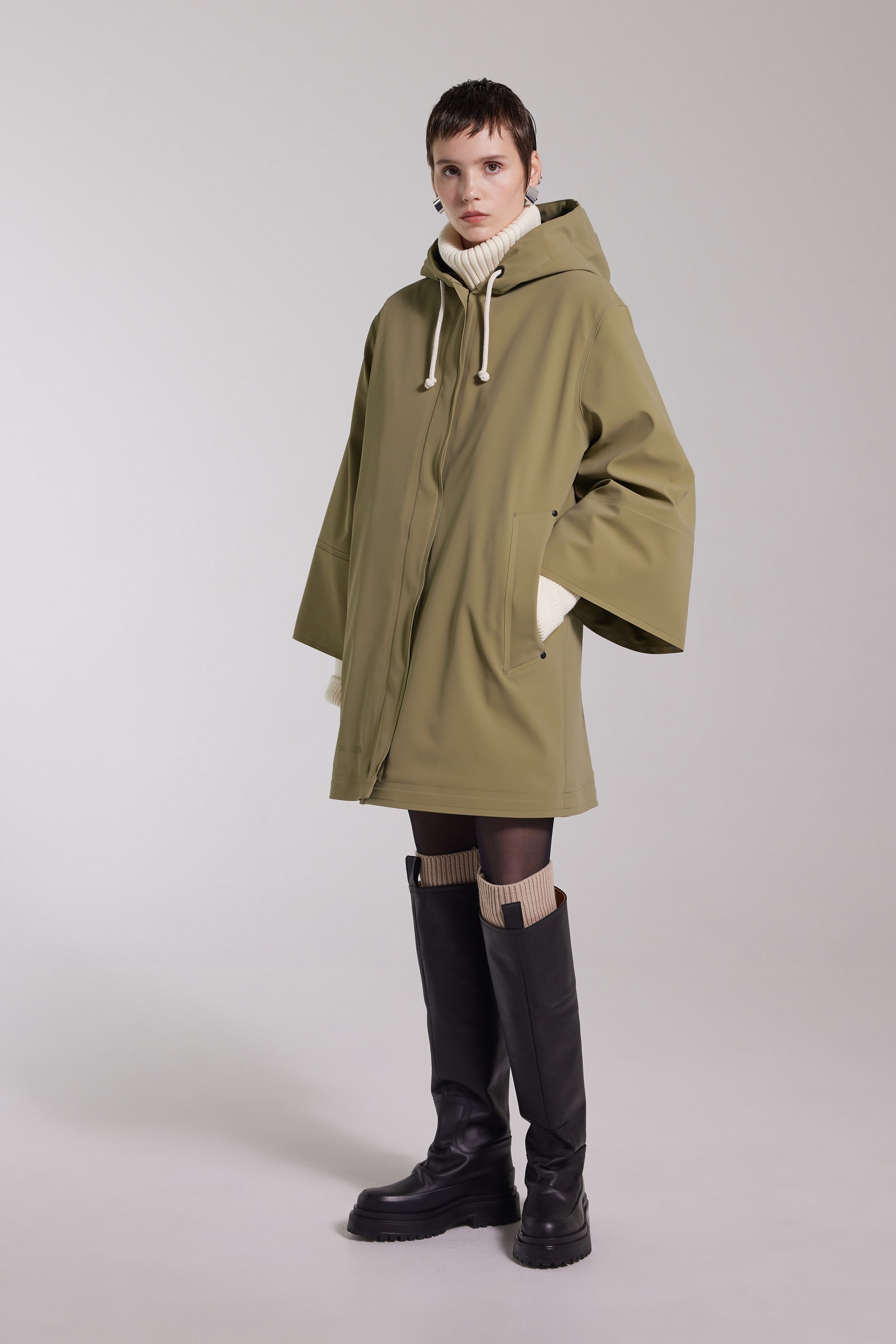 Lubban Winter Matte Raincoat Aloe - 2