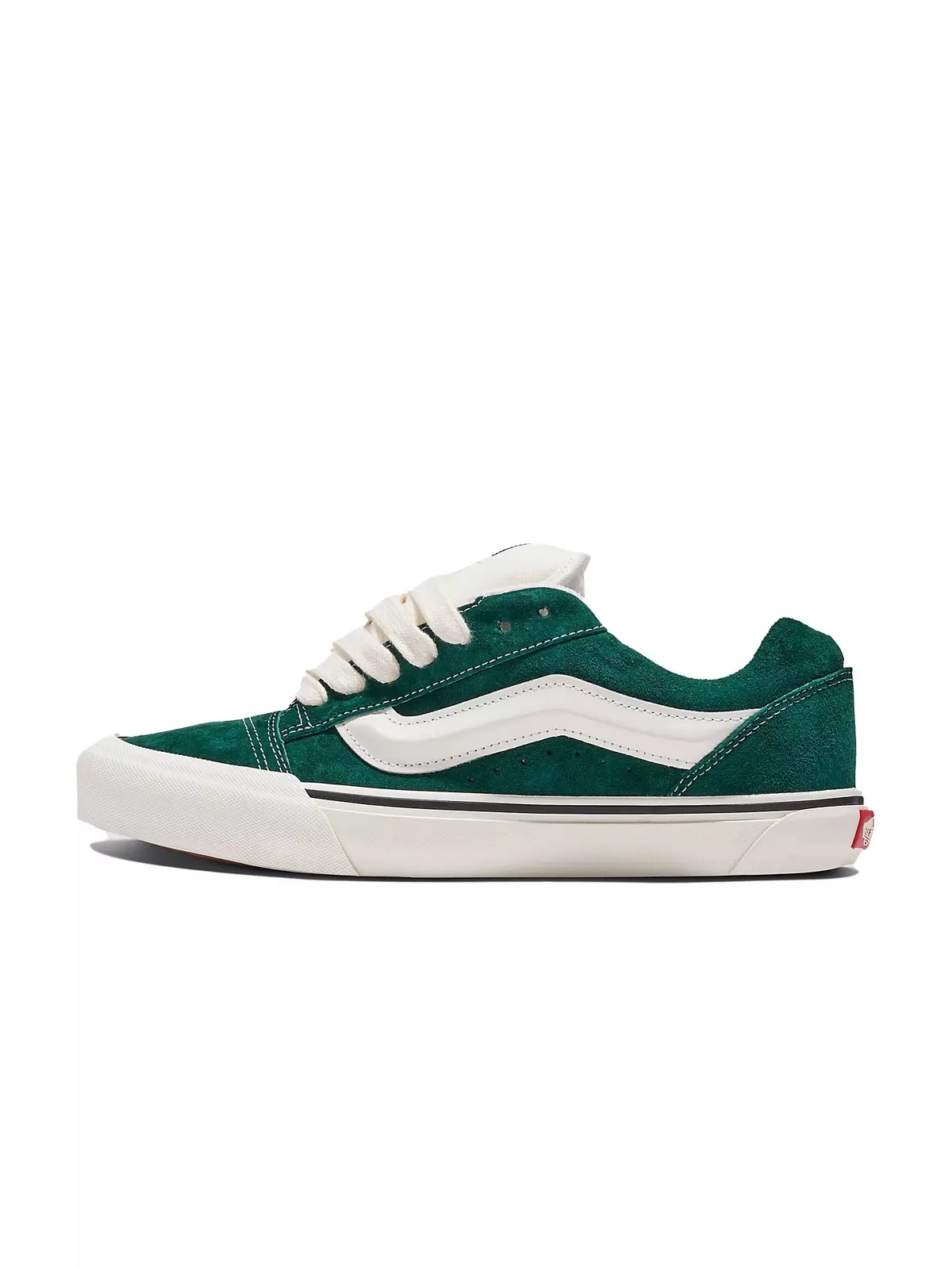 Knu Skool "Green/White" Unisex Shoe - 2