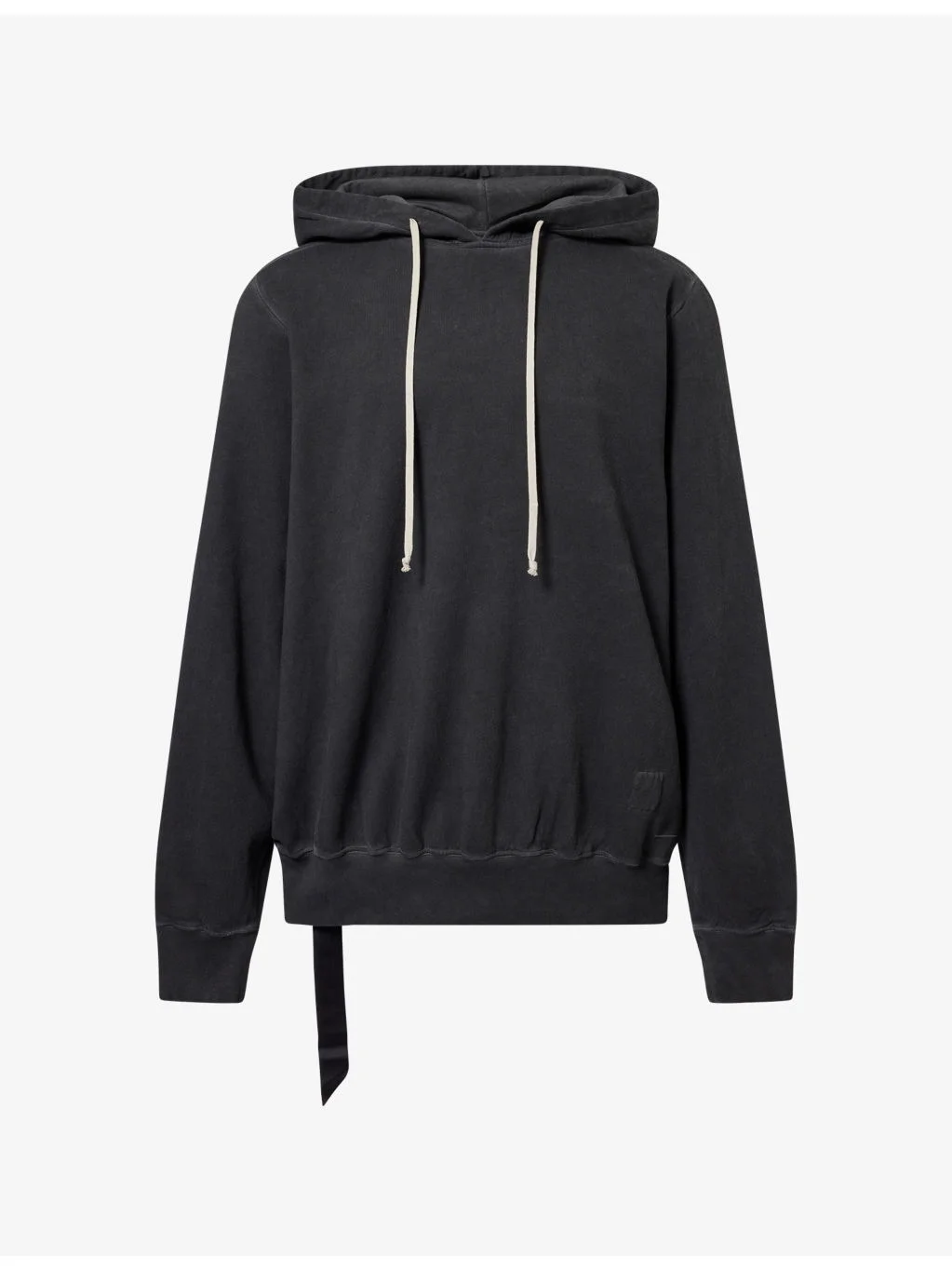 Oversized Drawstring Cotton Hoody - 1