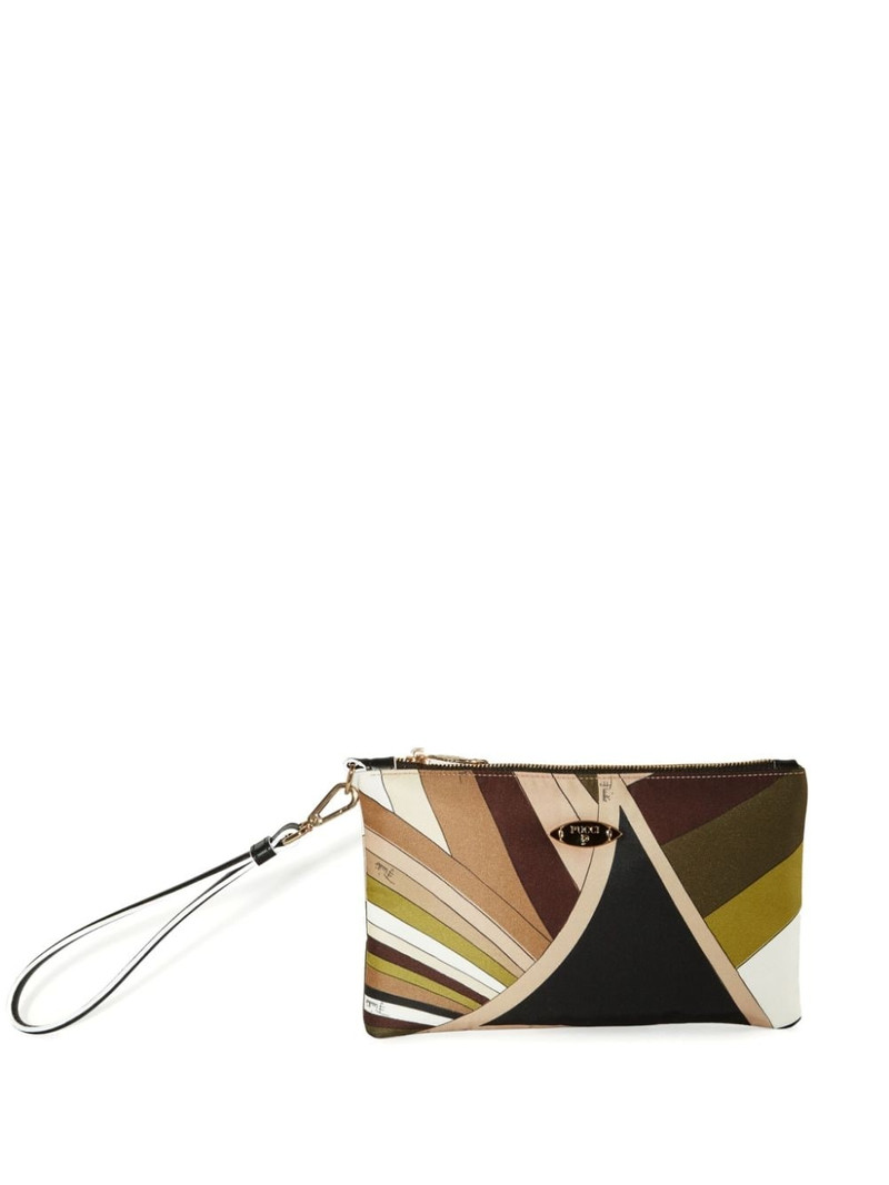 Iride-print clutch bag 1