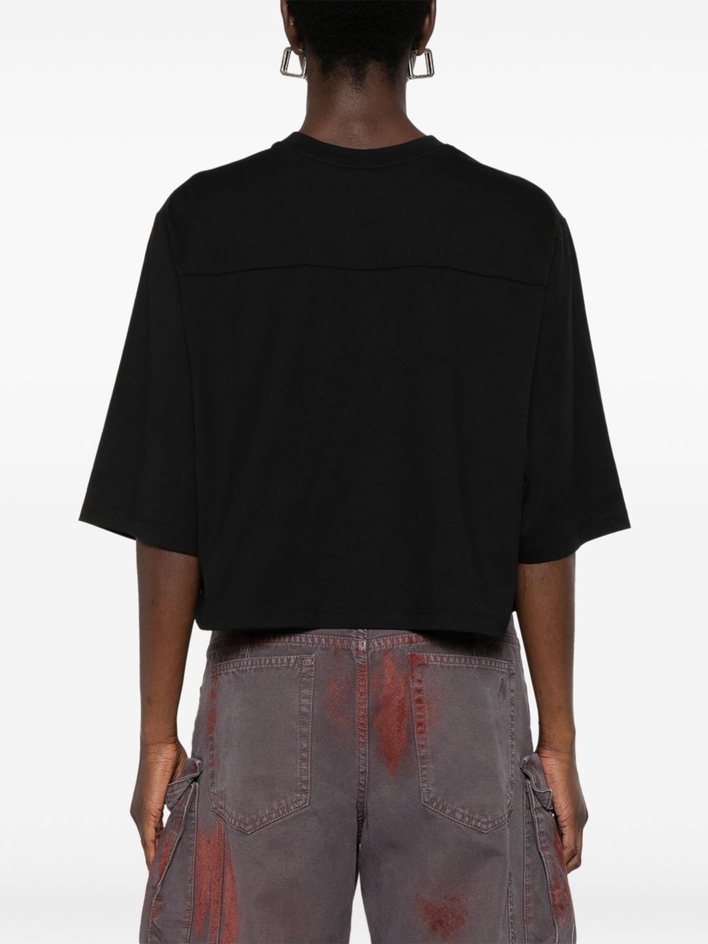 crystal-embellished T-shirt - 4