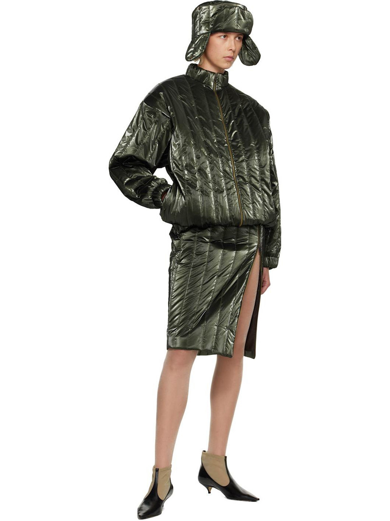 NICKLAS SKOVGAARD SSENSE Exclusive Green Josephine Midi Skirt outlook