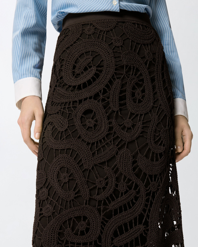 GEOMETRIC CROCHETED MIDI SKIRT 6