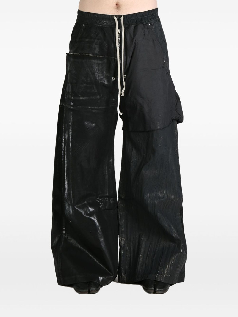 Rick Owens DRKSHDW brushed-finish trousers outlook