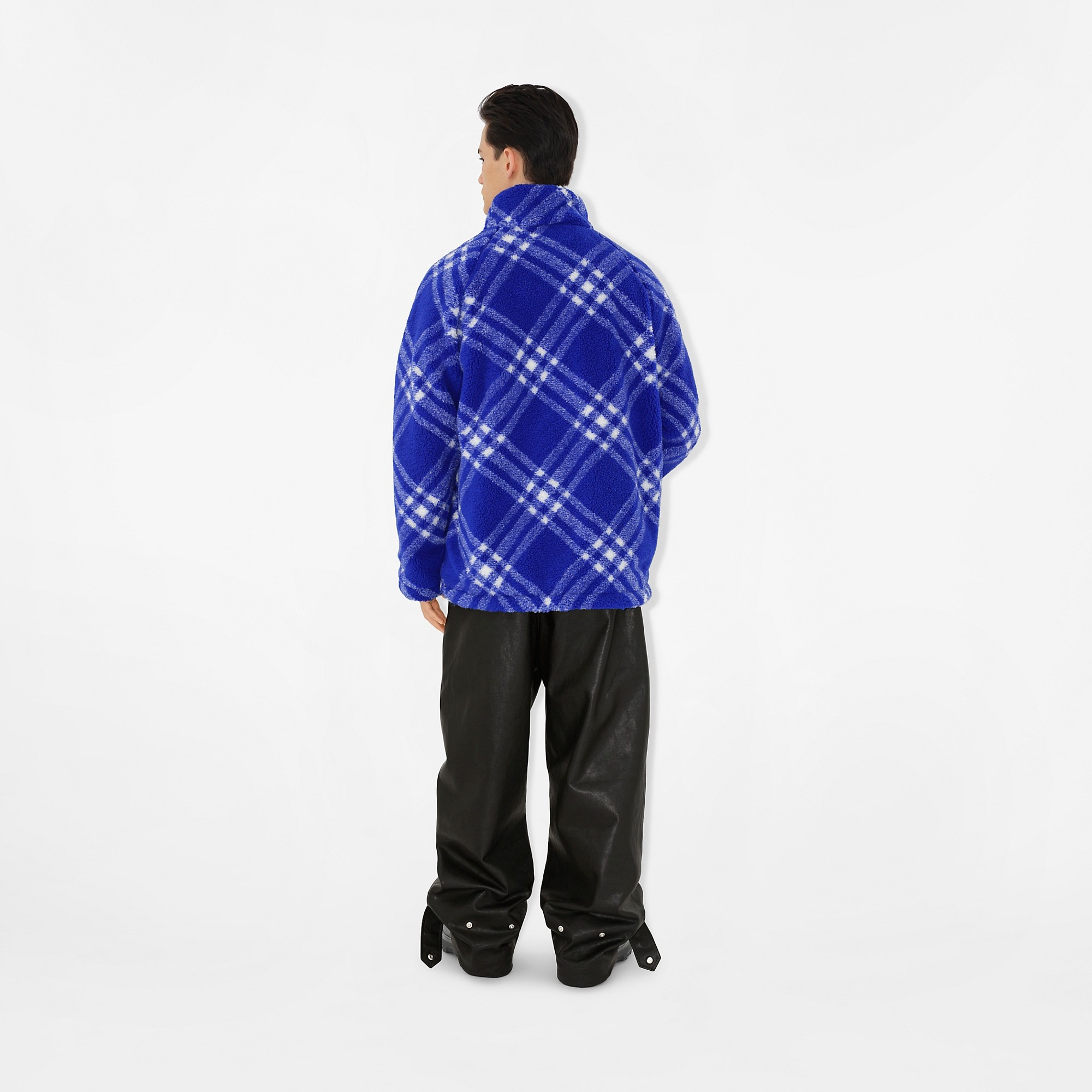 Check Fleece Reversible Jacket - 4