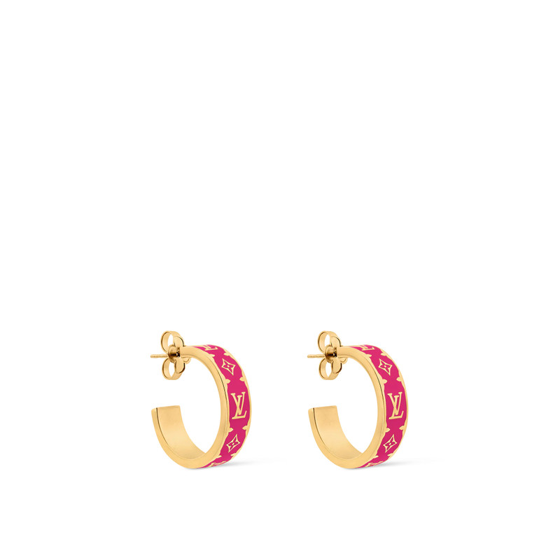 Louis Vuitton Nanogram Enamel Earrings outlook