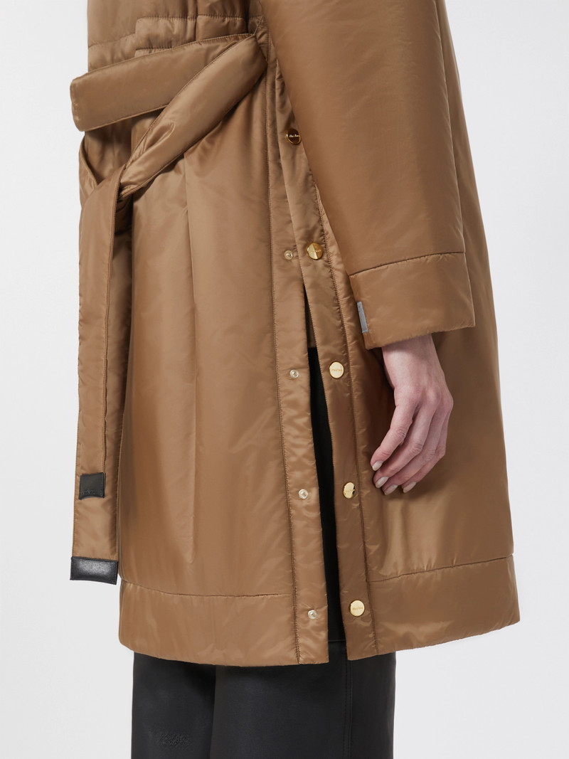 DIONISO Water-repellent canvas padded parka - CAMEL 6