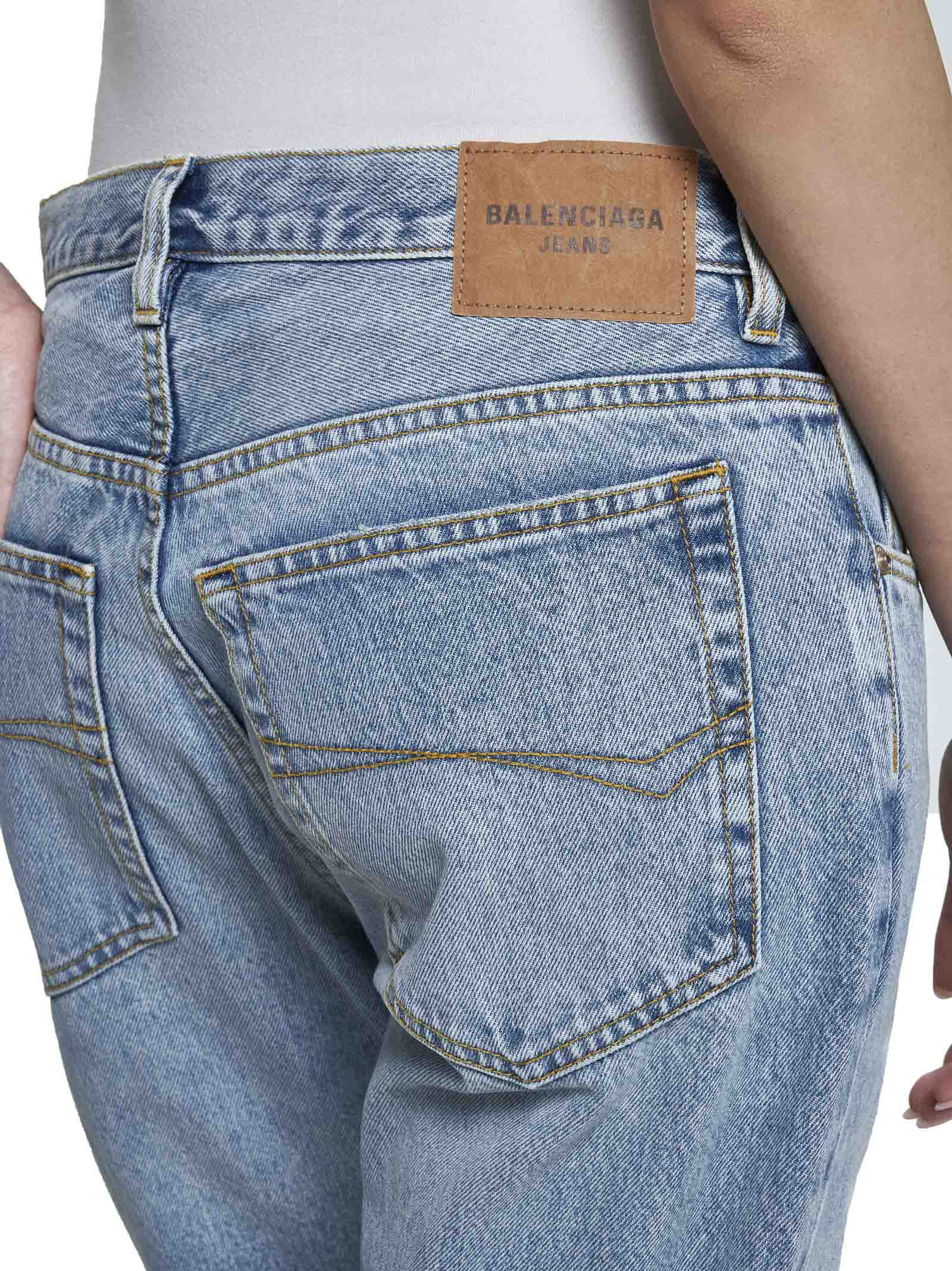 Balenciaga Women Low-Waist Jeans - 5