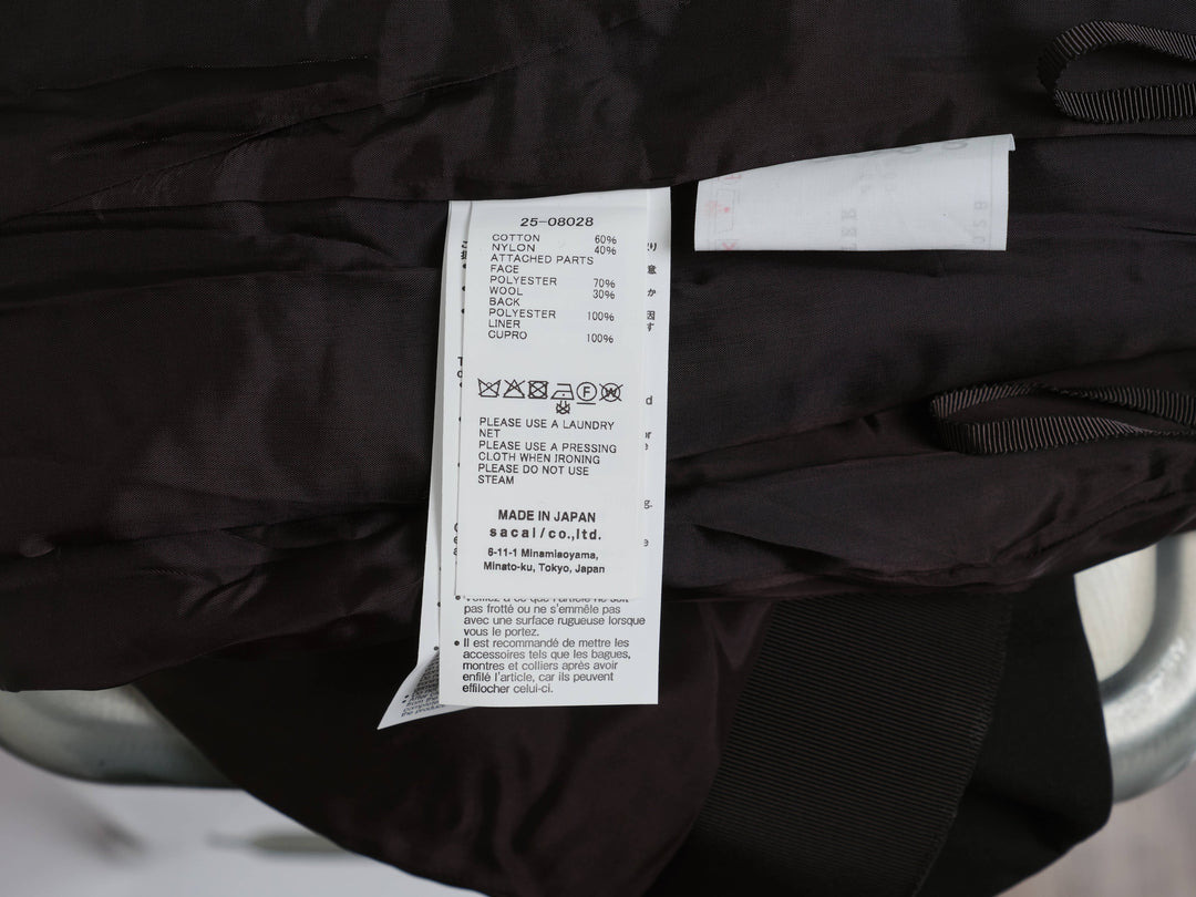 Suiting Bonding x Grosgrain Skirt - 3