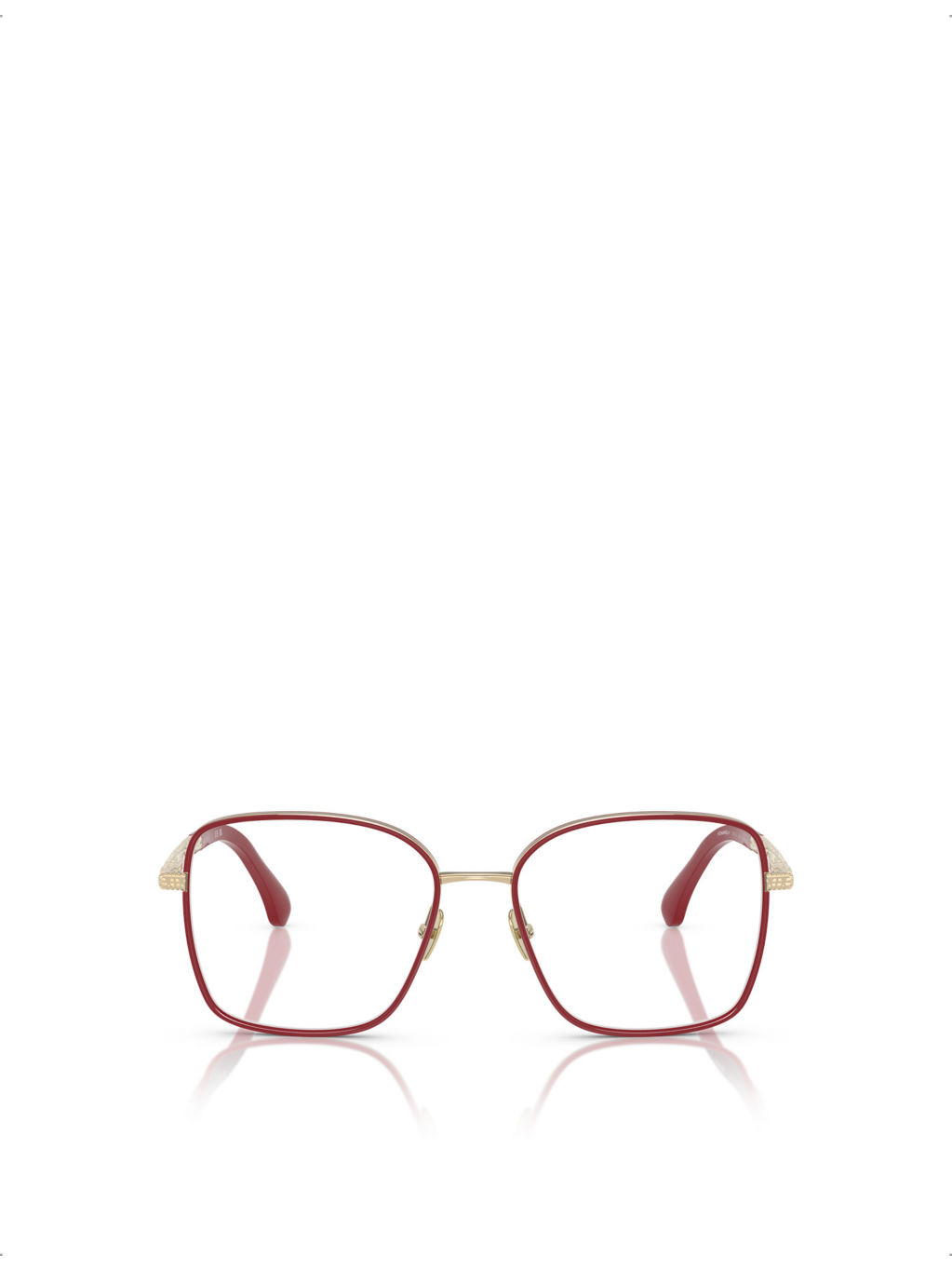 CH2216J Square-Frame Metal Optical Glasses - 1