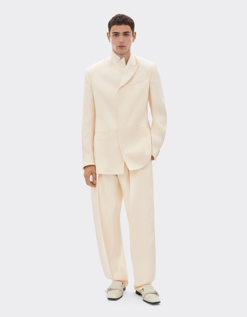 Ferrari Shantung silk trousers outlook